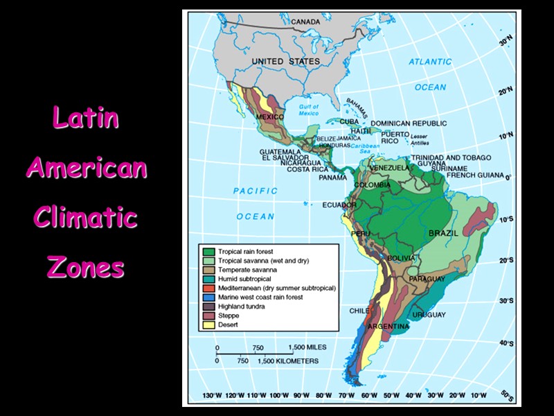 Latin American Climatic Zones